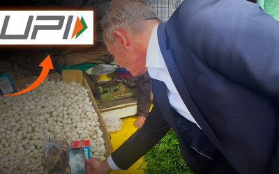 German Federal Minister Impressed with User Payment Interface in India While Buying Vegetables