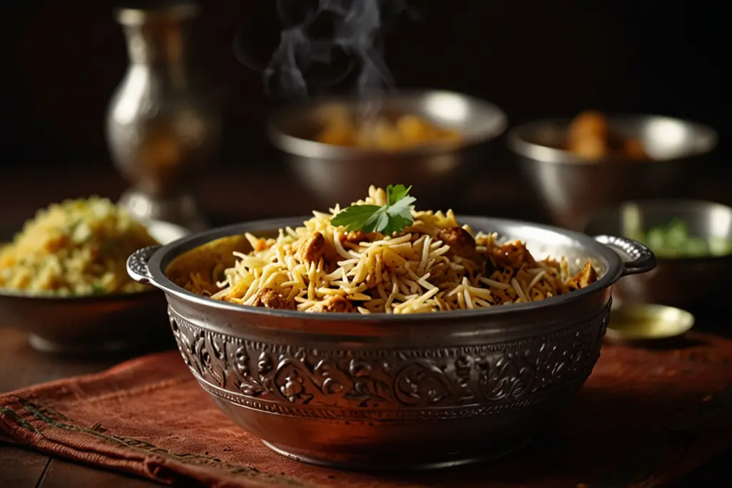 Hyderabadi mutton dum biRYANI