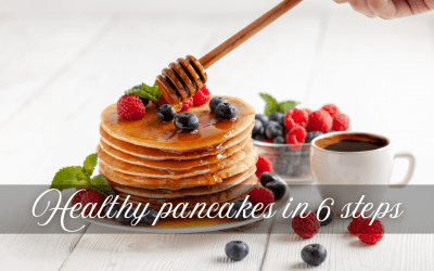 Healthy Pancakes Recipe, in 6 easy steps.