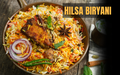 Hilsa Biryani in 4 easy steps, Ilish Biryani