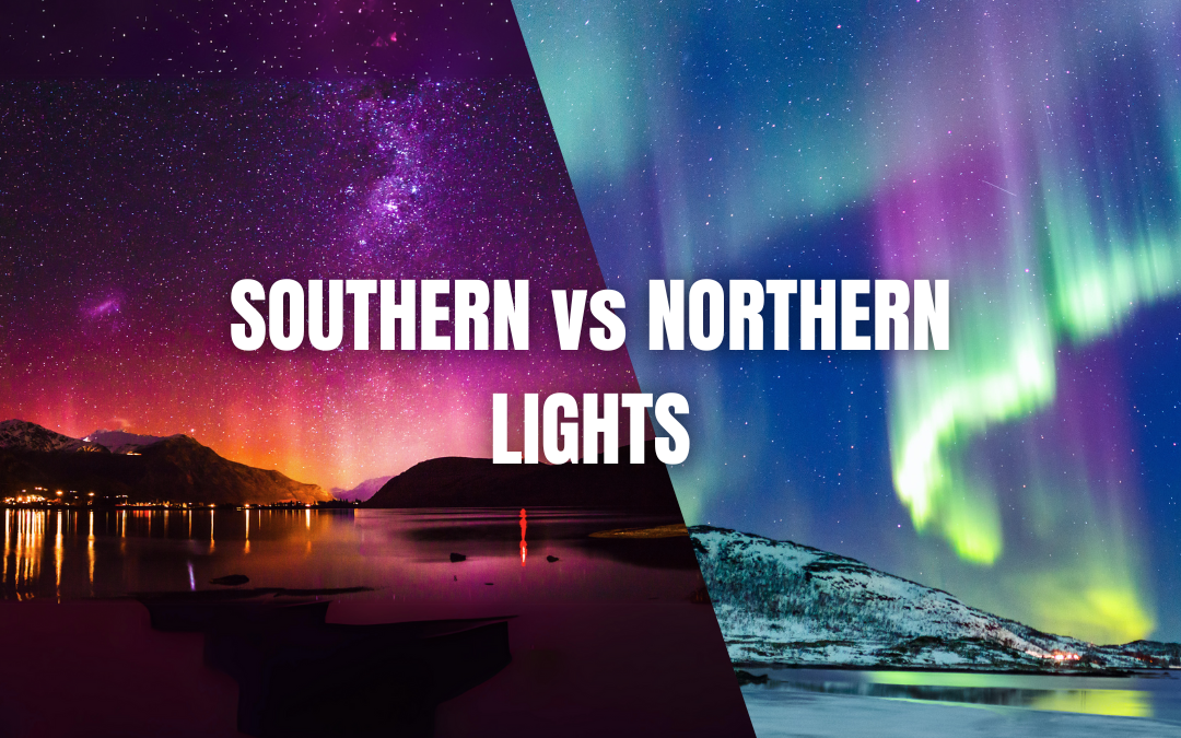 The difference between The Northern Lights and The Southern Lights