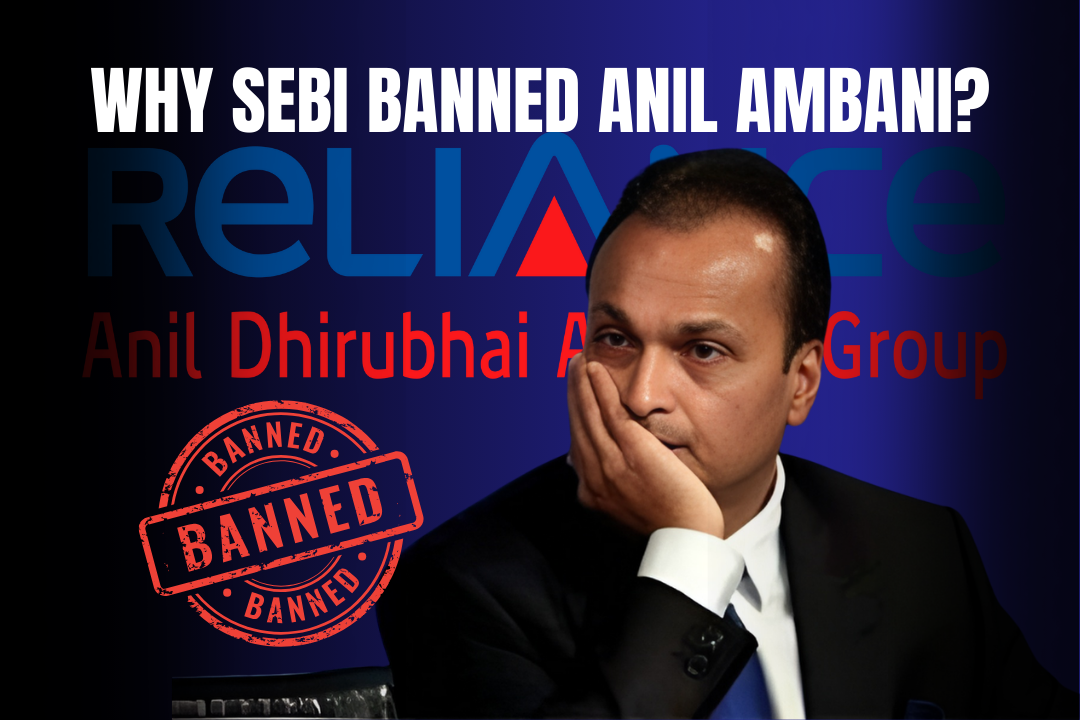 SEBI banned Anil Ambani from the securities market for five years due to fund diversion at Reliance Home Finance.