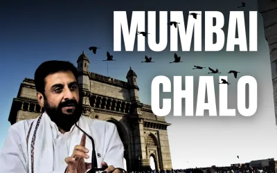 CHALO MUMBAI: Imtiaz Jaleel Led 12,000 Furious Protestors Against Nitesh Rane